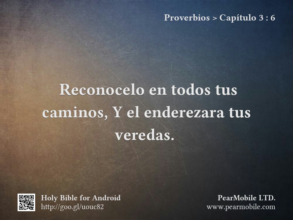 Proverbios, Capítulo 3:6